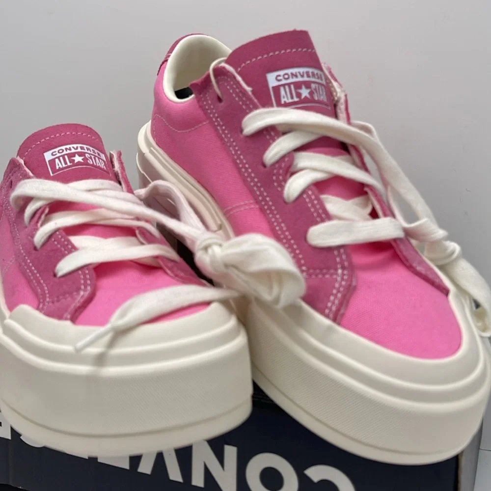 Converse WMNS CTAS CRUISE OX PINK/WHITE/EGRET A10440C Platforms Sneakers